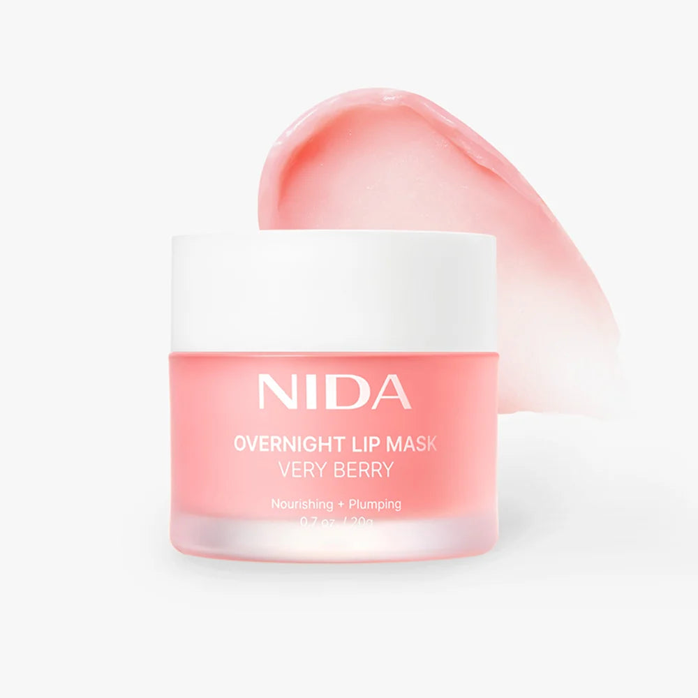 NIDA naktinė lūpų kaukė Very Berry