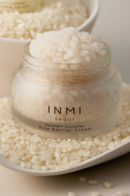 INMI Seoul Rice Barrier Cream ryžių kapsulių veido kremas, 40 g.