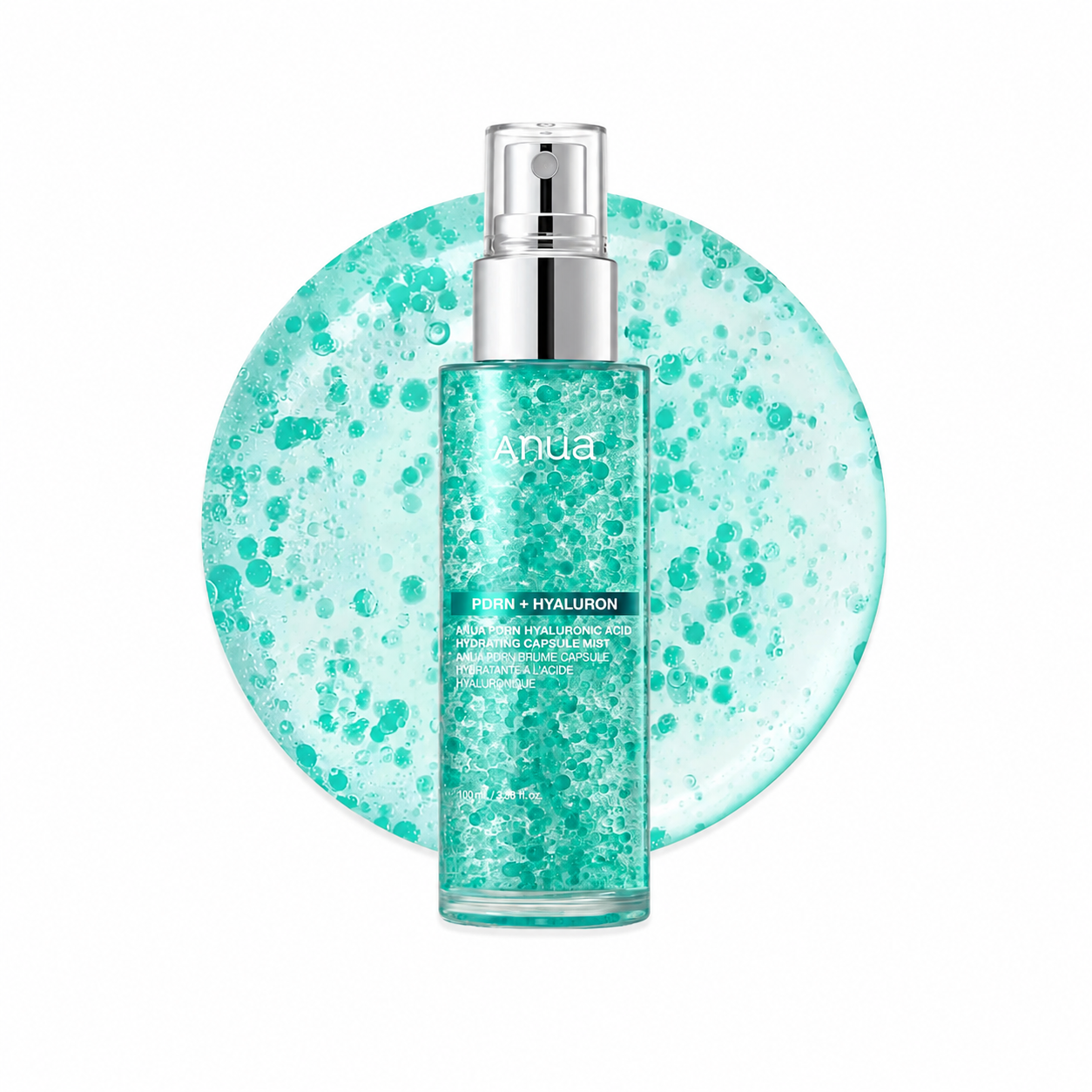 ANUA PDRN Hyaluronic Acid Hydrating Capsule Mist – veido dulksna, 100 ml.