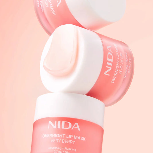 NIDA naktinė lūpų kaukė Very Berry