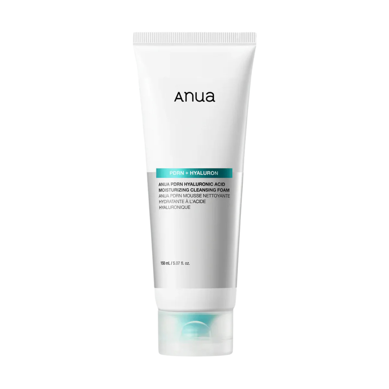 Anua - PDRN Hyaluronic Acid Moisturizing Cleansing Foam veido prausimosi putos, 150 ml.