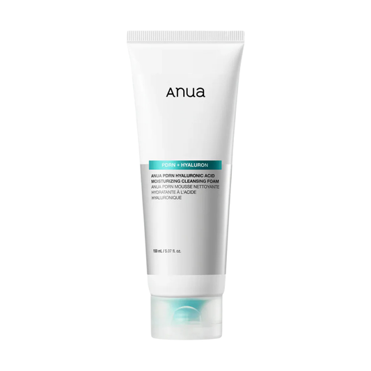 Anua - PDRN Hyaluronic Acid Moisturizing Cleansing Foam veido prausimosi putos, 150 ml.
