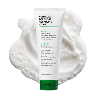 NIDA centella gilaus porų valymo putos, 120 ml.