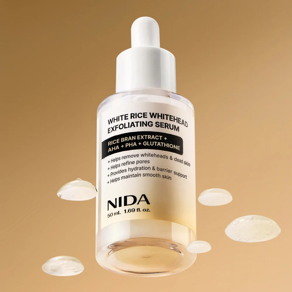 NIDA šveičiamasis serumas nuo uždarų komedonų, 50 ml.