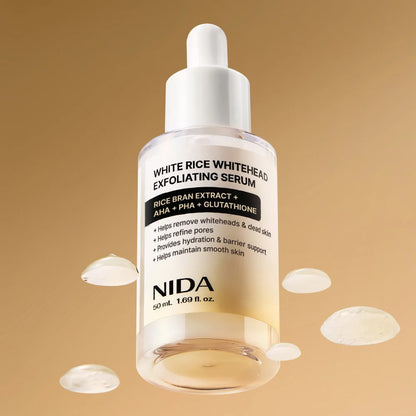 NIDA šveičiamasis serumas nuo uždarų komedonų, 50 ml.