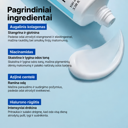 NIDA drėkinamasis veido kremas, 100 ml.
