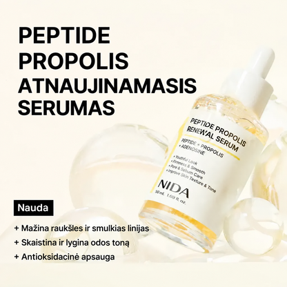 NIDA peptidinis propolio jauninantis serumas, 50 ml.