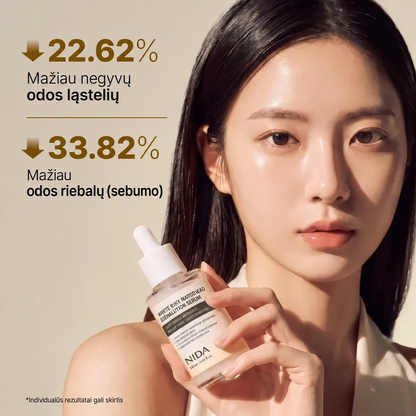 NIDA šveičiamasis serumas nuo uždarų komedonų, 50 ml.
